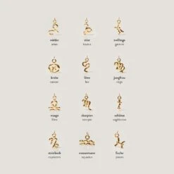 Zodiac Charm Necklace | 14k Gold -STILNEST Jewelry Sales 14k 3 b1a3fa5e 2a93 4644 9c17 cb25541d4b4b