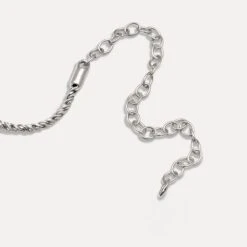 Spiral Chain Choker 23 Spiral Chain Choker -STILNEST Jewelry Sales 2048 SpiralChainChoker Rhodium 5