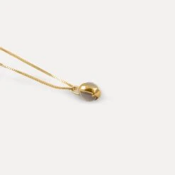 Grey Moonstone Instants Of Balance Necklace 13 Grey Moonstone Instants Of Balance Necklace -STILNEST Jewelry Sales 24k Instants of Balance Necklace 02