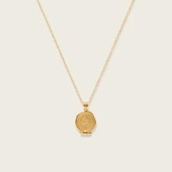 Rose Seal Locket Necklace 19 Rose Seal Locket Necklace -STILNEST Jewelry Sales 24k necklace seal locket 16a45e43 b9a9 4a53 8f6b 369dadb39e7a