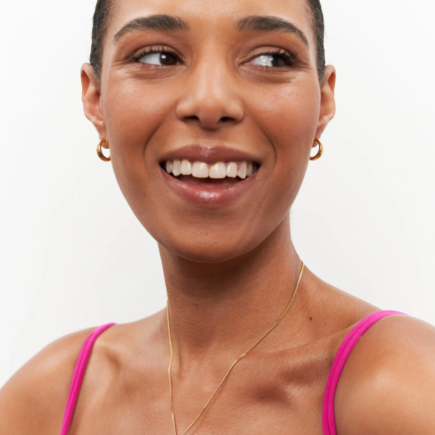 Bombé Bold Hoop Earrings | 14k Gold 5 Bombé Bold Hoop Earrings | 14k Gold - Image 5