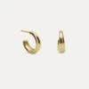 Bombé Bold Hoop Earrings | 14k Gold
