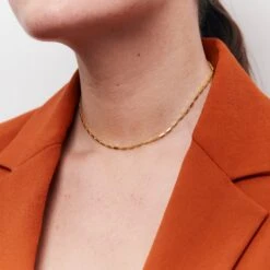 Brick Choker 12 Brick Choker -STILNEST Jewelry Sales Brick Chain Gl6 Choker 1