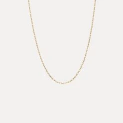 Catena Long Link Necklace 12 Catena Long Link Necklace -STILNEST Jewelry Sales Catena 1 24k