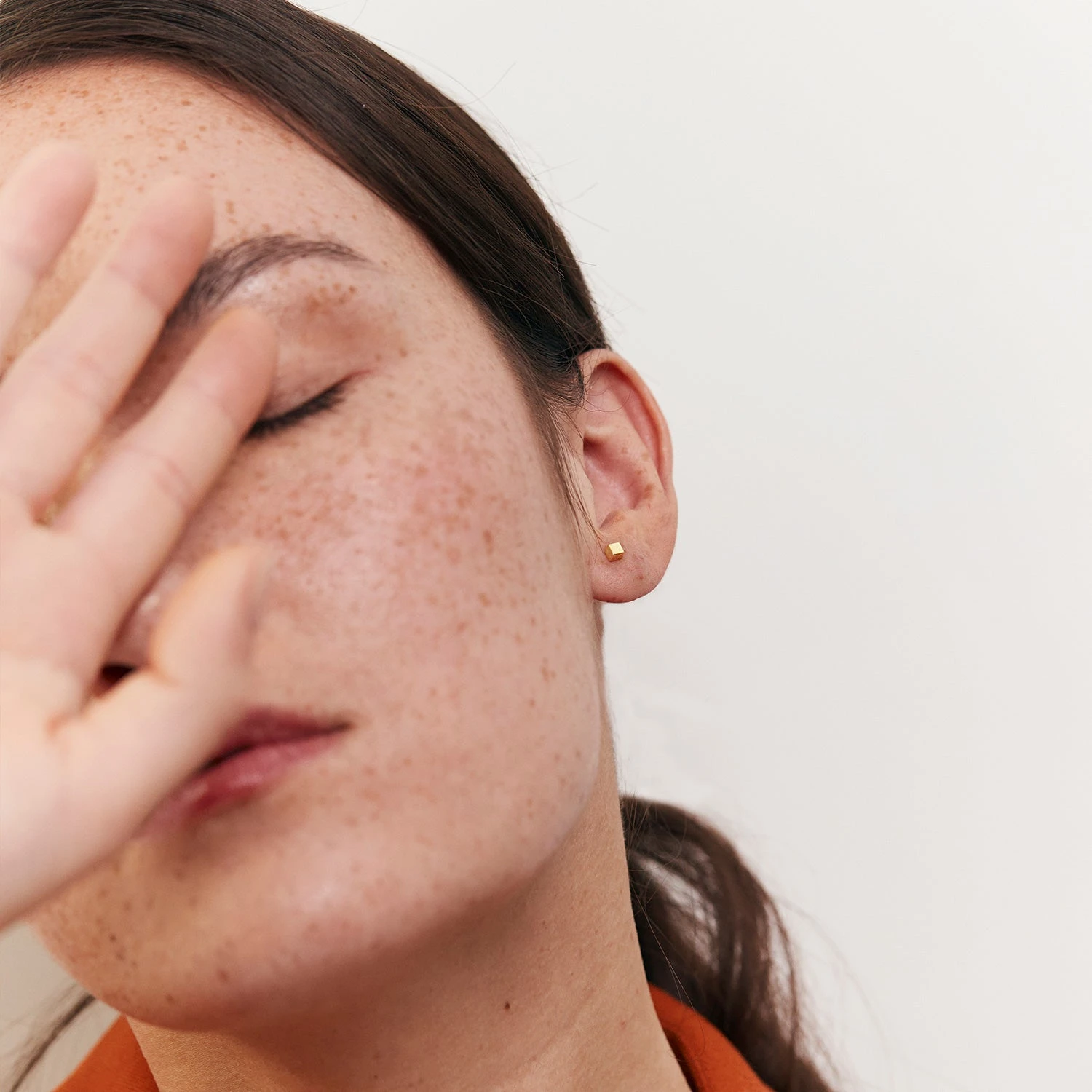 Cube Stud Earrings 4 Cube Stud Earrings - Image 4