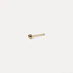 Dot Stud Earrings - Single | 14k Gold -STILNEST Jewelry Sales Dot Stud Single 7 14K NEW