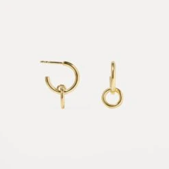 Duo Hoop Earrings | 14k Gold