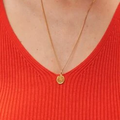 Eden Lemon Seal Necklace | 14k Gold
