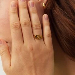 Engravable Pinky Signet Ring