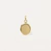 Engravable Seal Pendant | 14k Gold