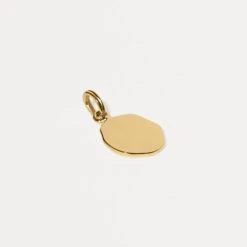Engravable Seal Pendant -STILNEST Jewelry Sales Engravable Seal Kette 24k 02