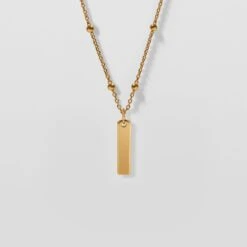Engravable Bar Necklace -STILNEST Jewelry Sales Engravables Bar Neckless Satelite 13 24CT 1500x1500 1574f0a3 acc0 4eb6 9bdb 1eb2f33e2741