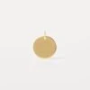 Engravable Plate Pendant | 14k Gold