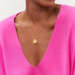 Floral Locket Necklace | 14k Gold