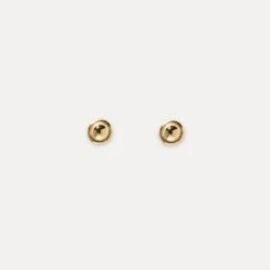 Fluid Stud Earrings | 14k Gold