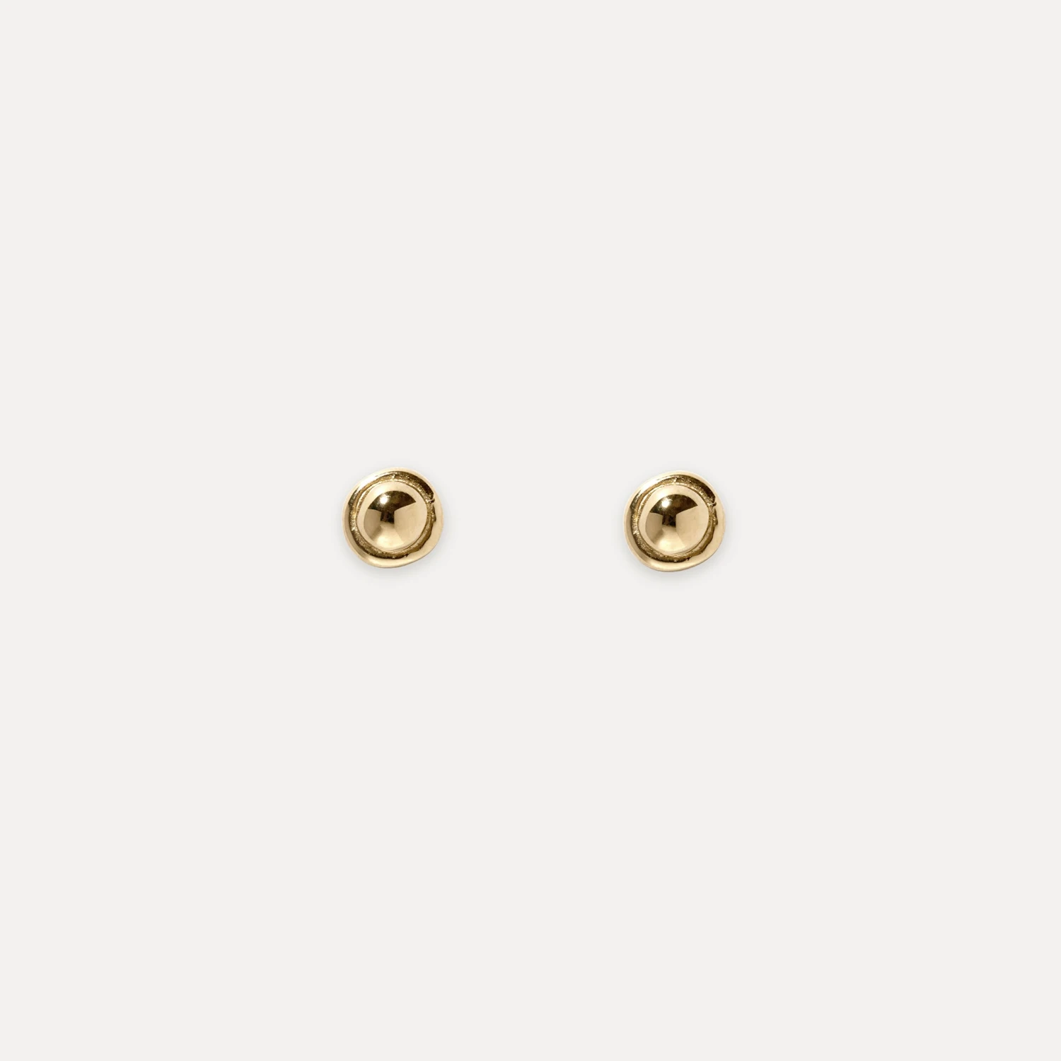 Fluid Stud Earrings | 14k Gold 1 Fluid Stud Earrings | 14k Gold