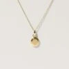 Heart Emblem Necklace | 14k Gold