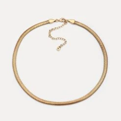 Herringbone Chain Choker -STILNEST Jewelry Sales Herringbone Chain Choker 4050878758882 Main Additional Square