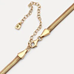 Herringbone Chain Choker -STILNEST Jewelry Sales Herringbone Chain Choker 4050878758882 Still Chain Square