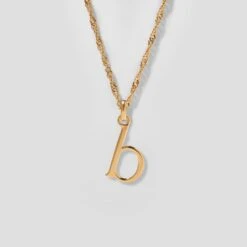 Initial With Singapore Chain -STILNEST Jewelry Sales Initials Necklace B singapore 13 24K 1500x1500 6c7138eb 4892 4f3b b121 d5bf8077f275