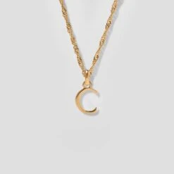 Initial With Singapore Chain -STILNEST Jewelry Sales Initials Necklace C singapore 13 24K 1500x1500 de6d31b9 d97b 4d08 9ab4 f490ed22de2b