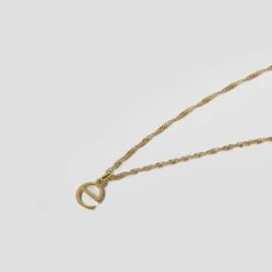 Initial With Singapore Chain | 14k Gold -STILNEST Jewelry Sales Initials Necklace E singapore 16 14K 1500x1500 6d5e9953 db53 4ce9 b33e 8bc7b530b6d3