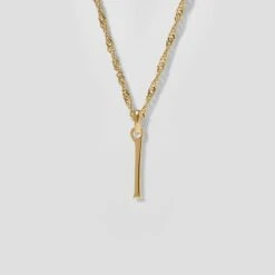 Initial With Singapore Chain | 14k Gold -STILNEST Jewelry Sales Initials Necklace L singapore 13 14K 1500x1500 4ea10dce f6c1 44d1 ba33 ed0128801f08