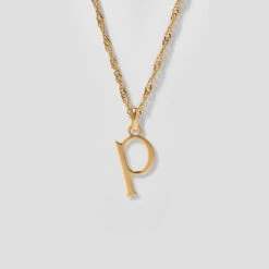 Initial With Singapore Chain -STILNEST Jewelry Sales Initials Necklace P singapore 13 24K 1500x1500 50295d36 b21c 4958 a610 fef9e87b21c2