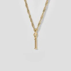 Initial With Singapore Chain | 14k Gold -STILNEST Jewelry Sales Initials Necklace i singapore 13 14K 1500x1500 d305bceb f285 4395 b7eb dfc40f34a3bd