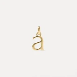 Initial Pendant | 14k Gold 23 Initial Pendant | 14k Gold -STILNEST Jewelry Sales Initials pendant A 9 14K