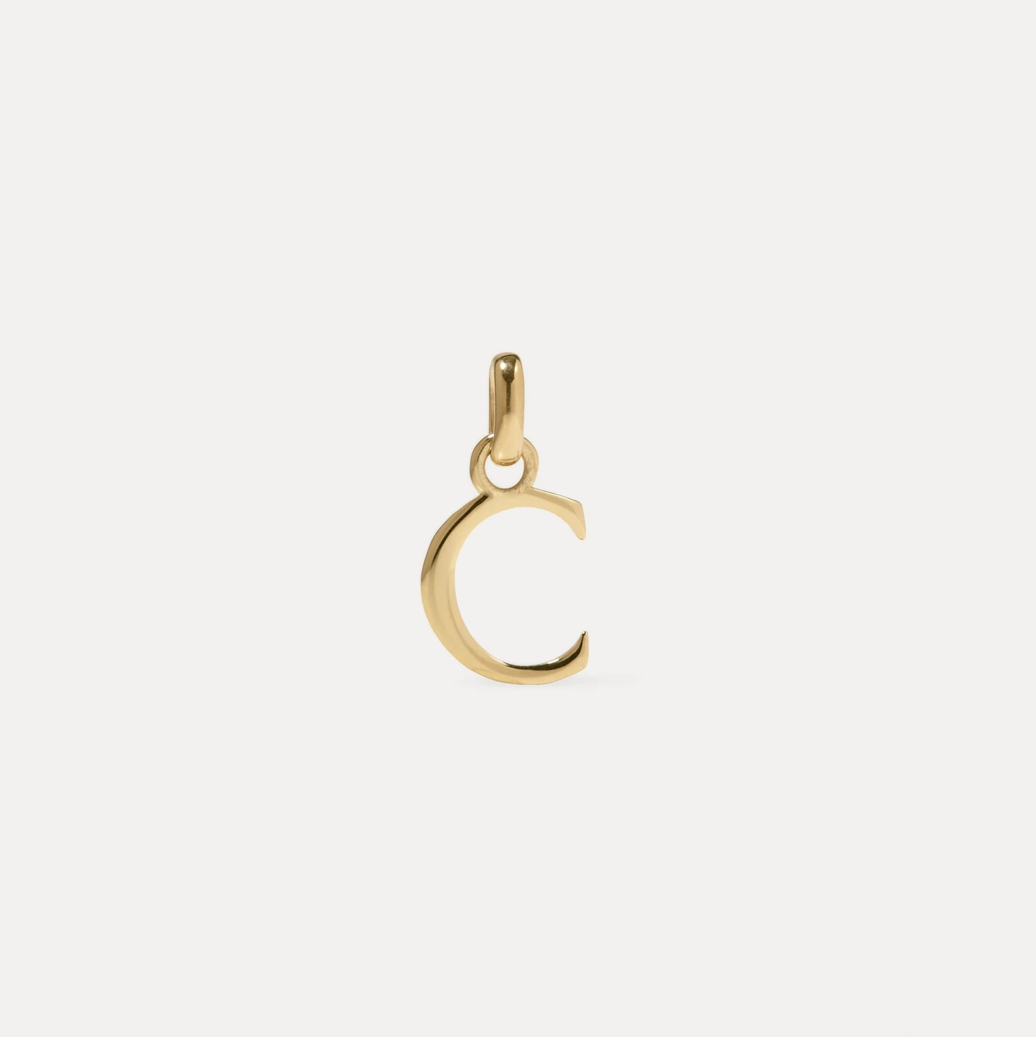 Initial Pendant | 14k Gold 6 Initial Pendant | 14k Gold - Image 6