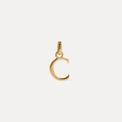 Initial Pendant -STILNEST Jewelry Sales Initials pendant C 9 24K