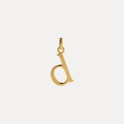 Initial Pendant -STILNEST Jewelry Sales Initials pendant D 9 24K