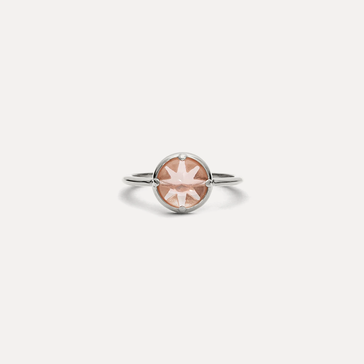 Rose Quartz Instants Of Love Ring 4 Rose Quartz Instants Of Love Ring - Image 4
