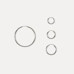 Basic Hoop Earrings 26 Basic Hoop Earrings -STILNEST Jewelry Sales Instants Simple hoop all single