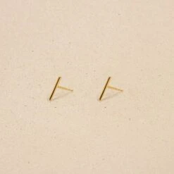 Twist Bar Stud Earrings -STILNEST Jewelry Sales Instants twist bar earrings 01 24CT