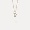 Moonstone & Gray Moonstone Joy Necklace | 14k Gold