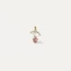 Moonstone & Pink Tourmaline Joy Pendant| 14k Gold