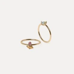 Citrine & Pink Tourmaline Joy Solitaire Ring | 14k Gold 7 Citrine & Pink Tourmaline Joy Solitaire Ring | 14k Gold -STILNEST Jewelry Sales Joy Ring both colors NEW 083392d4 e207 40fd 8c2b a4a956aa9174