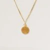 Engravable Fluid Medallion Necklace - Matte