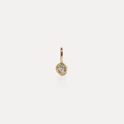 Diamond Mater Pendant | 14k Gold