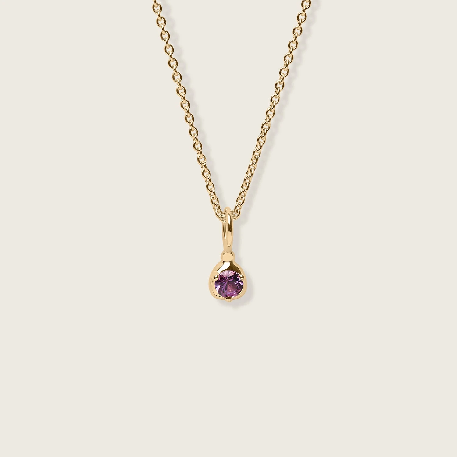 Mini Birthstone Necklace | 14k Gold 12 Mini Birthstone Necklace | 14k Gold - Image 12