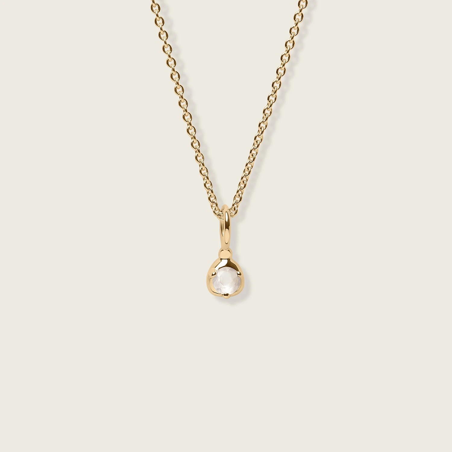 Mini Birthstone Necklace | 14k Gold 13 Mini Birthstone Necklace | 14k Gold - Image 13