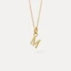 Mini Initial Necklace | 14k Gold
