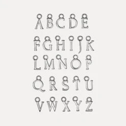 Mini Initial Hoop Earrings Big -STILNEST Jewelry Sales Mini Initials Hoop Overview Silver