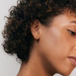 Mini Organic Huggies | 14k Gold