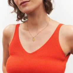 Moon Seal Necklace | 14k Gold -STILNEST Jewelry Sales Moonseal Satelite 4d6f6449 2da3 43ba b54b f94a3e5319e0