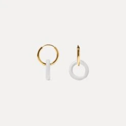 Anello Murano Glas White - Single -STILNEST Jewelry Sales Muranos hoops 15 anello white pair 24K b9ad35b1 6f3c 4fbf 81a3 b82edd26e43f