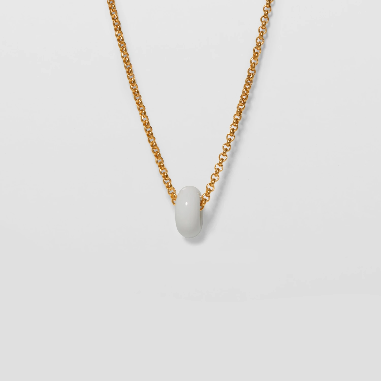 Rondella Murano Glass White - Single 5 Rondella Murano Glass White - Single - Image 5