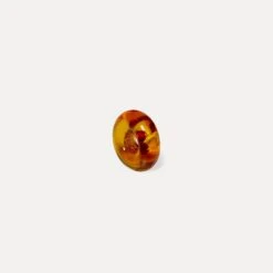 Mini Murano Glas Dotted Caramel - Single